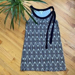 Loft geometric jersey dress